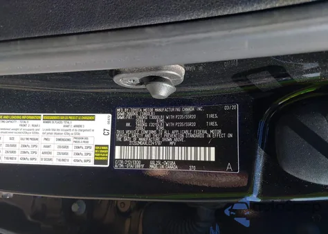 2020 Lexus Rx 350 F Sport from USA, damaged, VIN 2T2SZMDAXLC241787